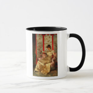 Lady Reading Mug