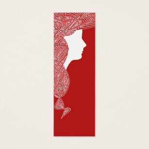 Lady Red Mini Bookmarks