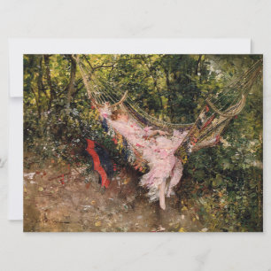 Lady Resting in a Hammock (by Giovanni Boldini) Card