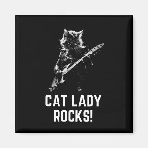 Lady Rocks! Guitar Ladies Madam President Kamala H Magnet