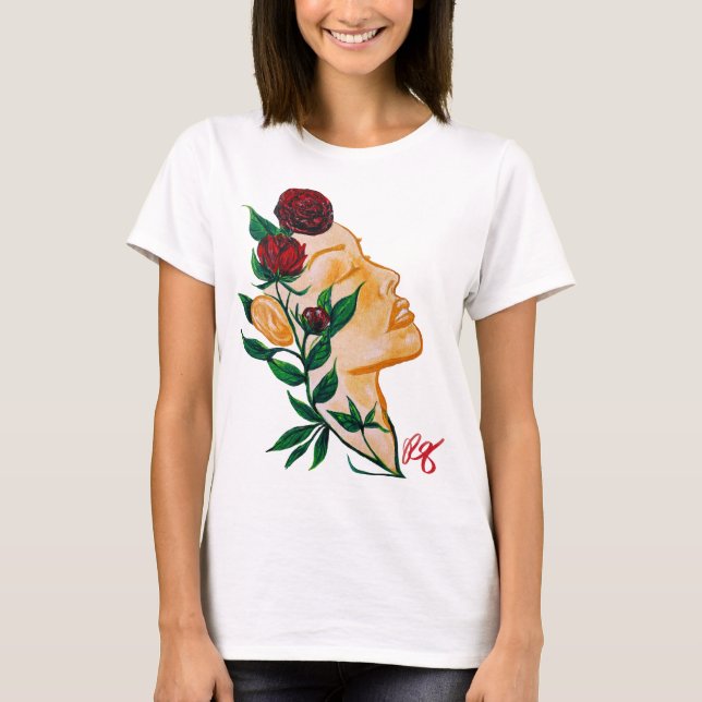Lady Rose Graphic Tee (Front)