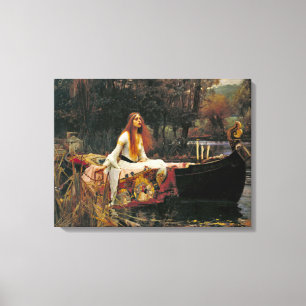 Lady Shalott 1888 Canvas Print
