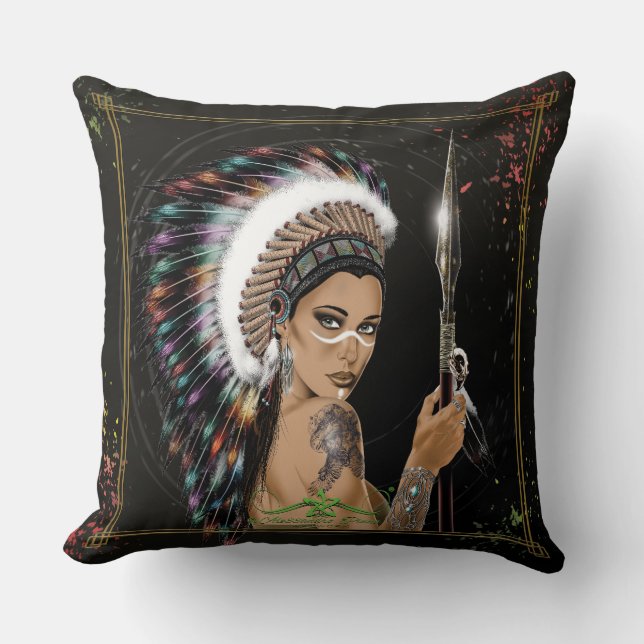 Lady Sioux Cushion (Front)