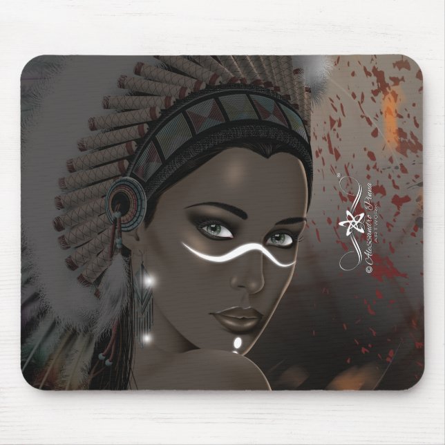 Lady Sioux Mouse Mat (Front)
