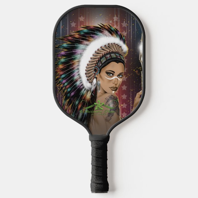 Lady Sioux Pickleball Paddle (Front)