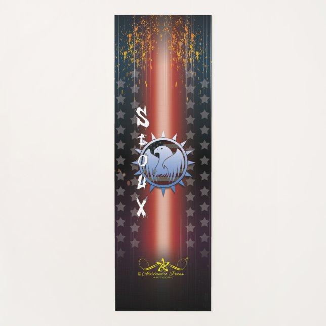 Lady Sioux Yoga Mat (Front)