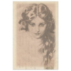 Lady Sketch Decouapge Paper