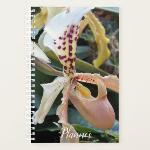 Lady Slipper Orchid Floral Planner