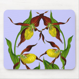 Lady Slippers Entwined Mousepad