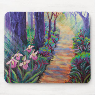 Lady Slippers on the Path Mouse Mat