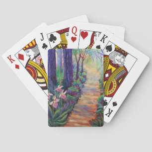 Lady Slippers on the Path Playing Cards