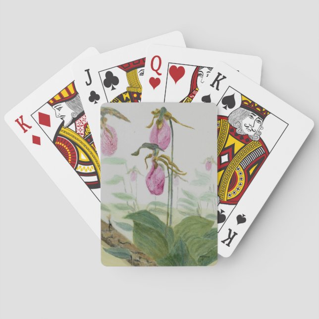 Lady Slippers Playing Cards (Back)