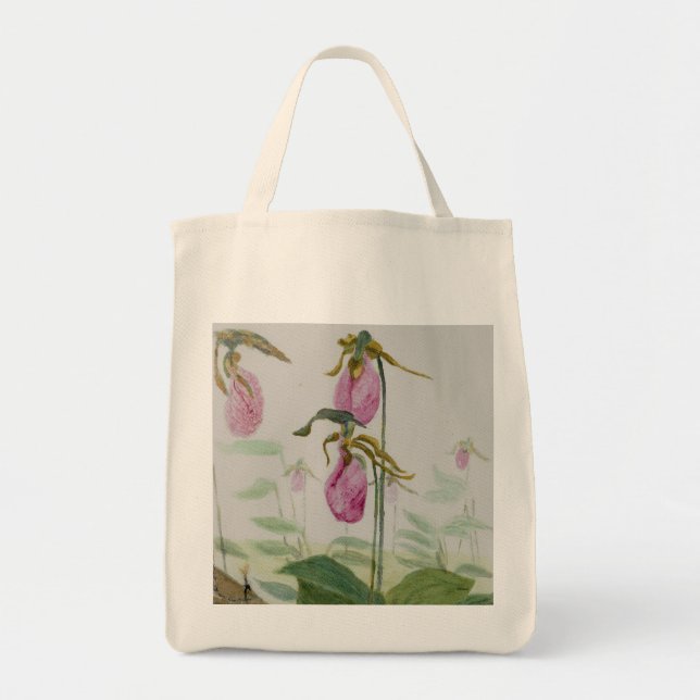 Lady Slippers Tote Bag (Front)