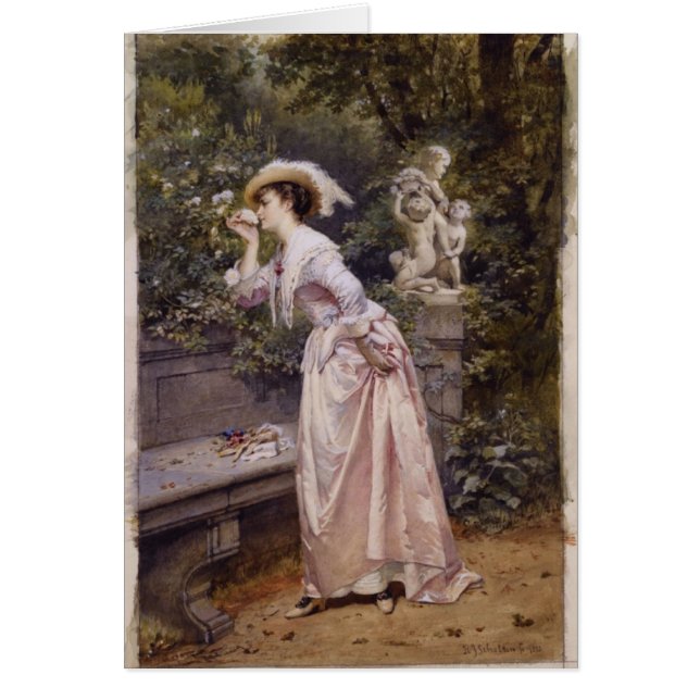 Lady Smelling Roses (Front)