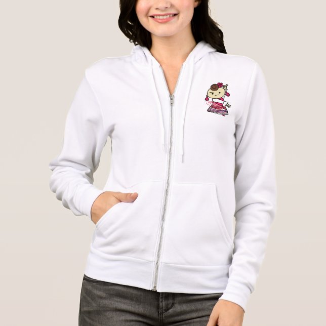 Lady Sparker Herself (Chibigo Herself before) Hoodie (Front)