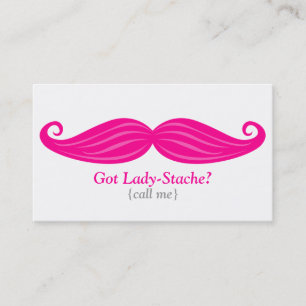 Lady-Stache Bizcard Business Card