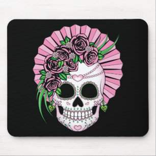 Lady Sugar Skull Mouse Mat
