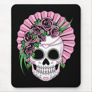 Lady Sugar Skull Mouse Mat