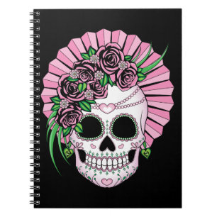 Lady Sugar Skull Notebook