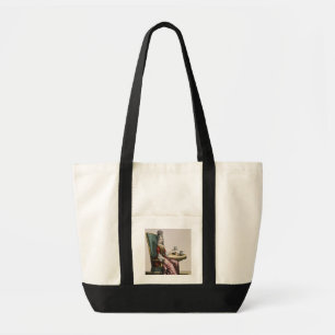 Lady Taking Coffee, fashion plate, c.1695 (engravi Tote Bag