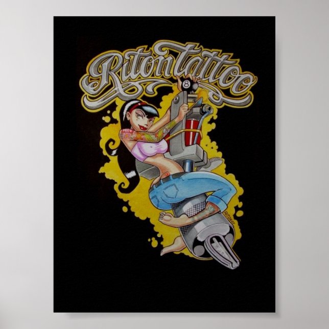 lady tattoo poster (Front)