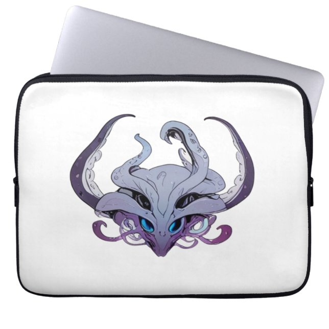 Lady tentacle laptop sleeves (Front)