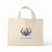 Lady tentacle tote bag