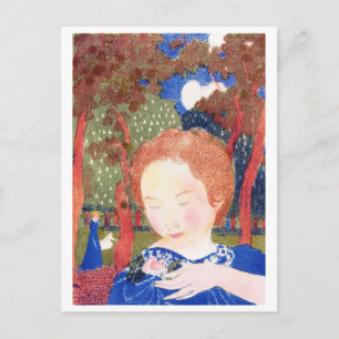 Lady Touching the Corsage, Maurice Denis Postcard