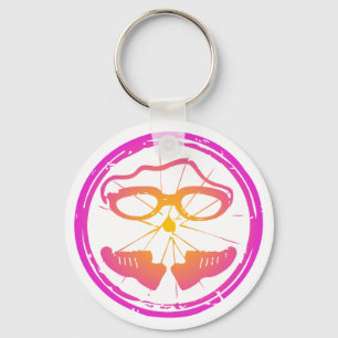 Lady Triathlon Key Ring