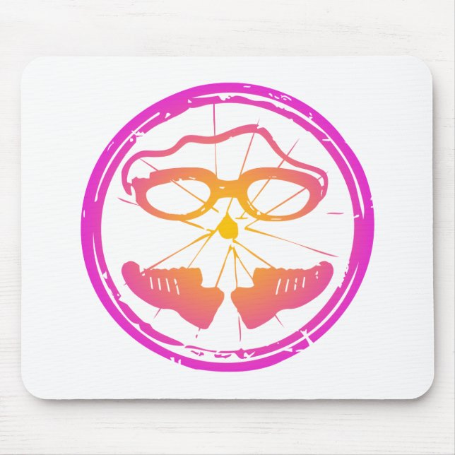 Lady Triathlon Mouse Mat (Front)