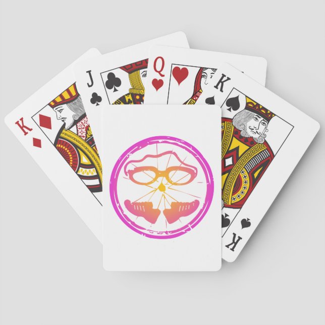 Lady Triathlon Playing Cards (Back)