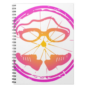 Lady Triathlon, woman triathlon Notebook
