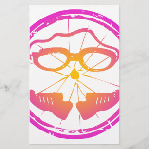 Lady Triathlon, woman triathlon Stationery