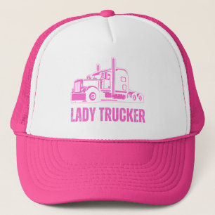 Lady trucker Trucker Lady trucker womens trucker   Trucker Hat