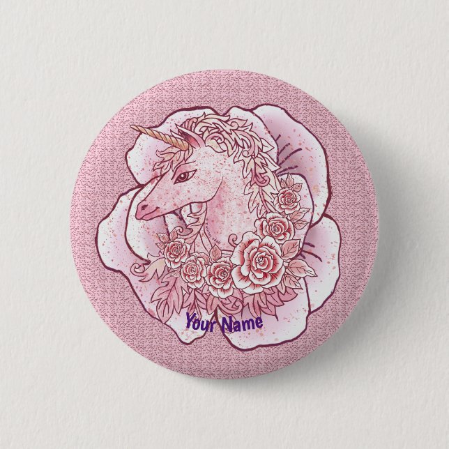 Lady Unicorn pin (Front)