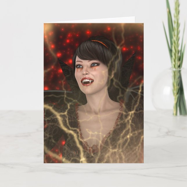 Lady Vamp Card (Front)