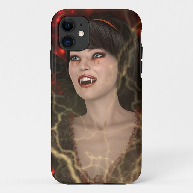 Lady Vamp Case-Mate iPhone Case (Back)