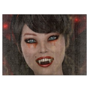 Lady Vamp Cutting Board