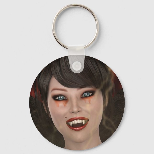 Lady Vamp Key Ring (Front)