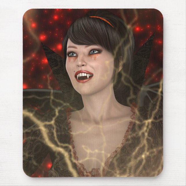 Lady Vamp Mouse Mat (Front)