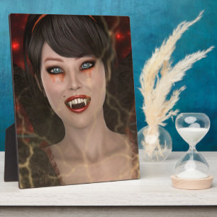 Lady Vamp Plaque