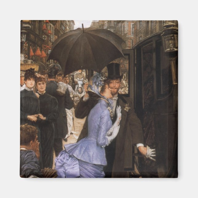 Lady Victorian Traveller Magnet (Front)