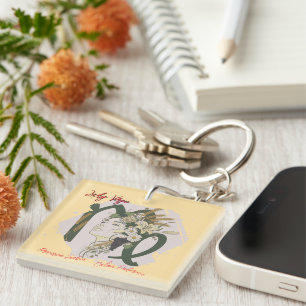 Lady Virgo Acrylic Key Ring