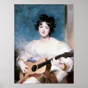 Lady Wallscourt, 1825 Poster