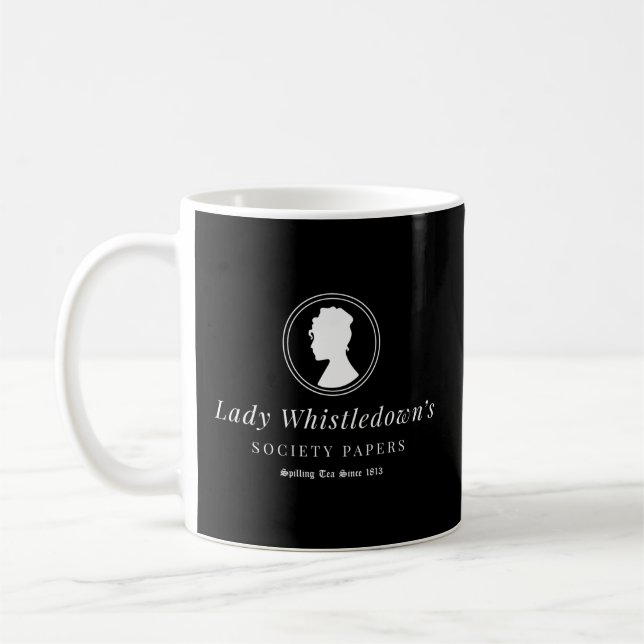 Lady Whistledown Coffee Mug (Left)
