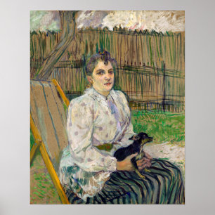 Lady With A Dog Poster