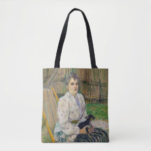 Lady With A Dog Tote Bag