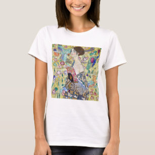Lady with A Fan, Gustav Klimt T-Shirt
