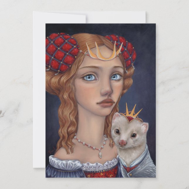 Lady with a Ferret (Front)