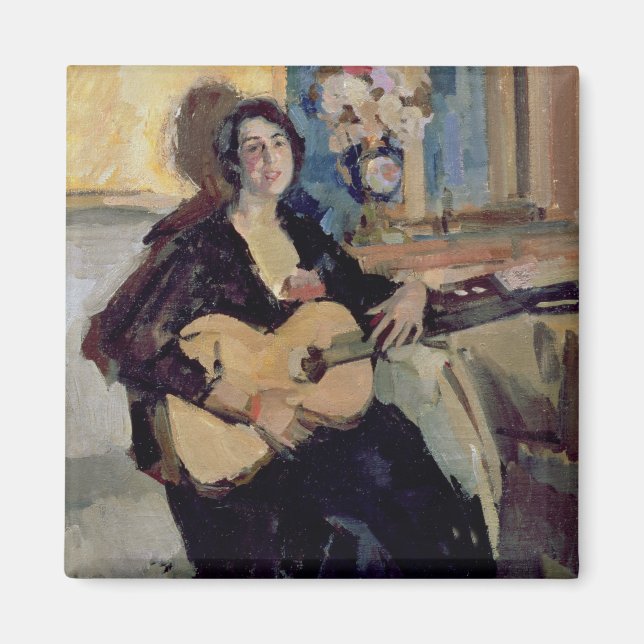 Lady with a Guitar, 1911 Magnet (Front)